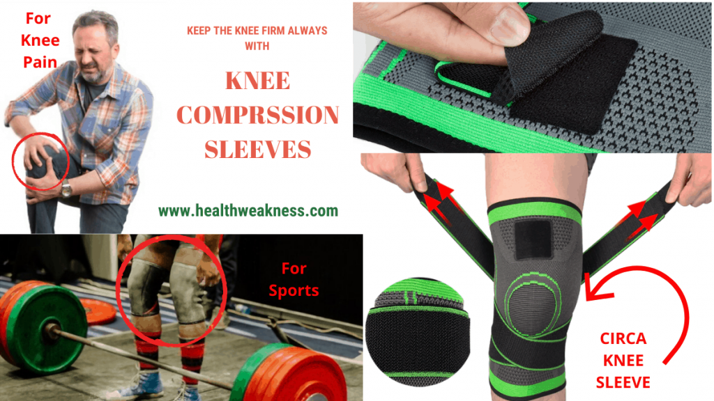 Knee compression sleeves